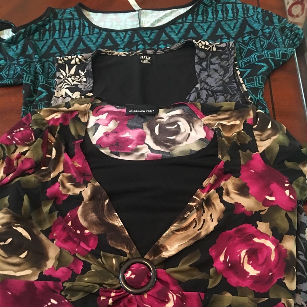 3 Plus Size Tops- Great Condition- 1X